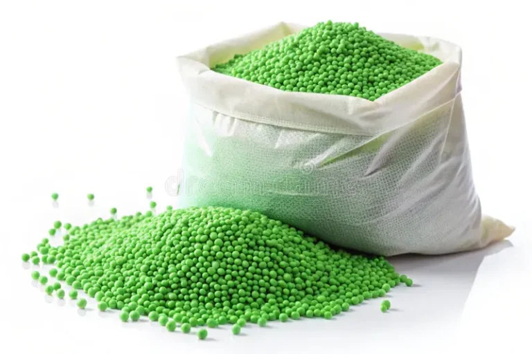 white-isolated-bag-filled-green-biodegradable-plastic-granules-generative-ai-design-background-instagram-facebook-wall-329231000